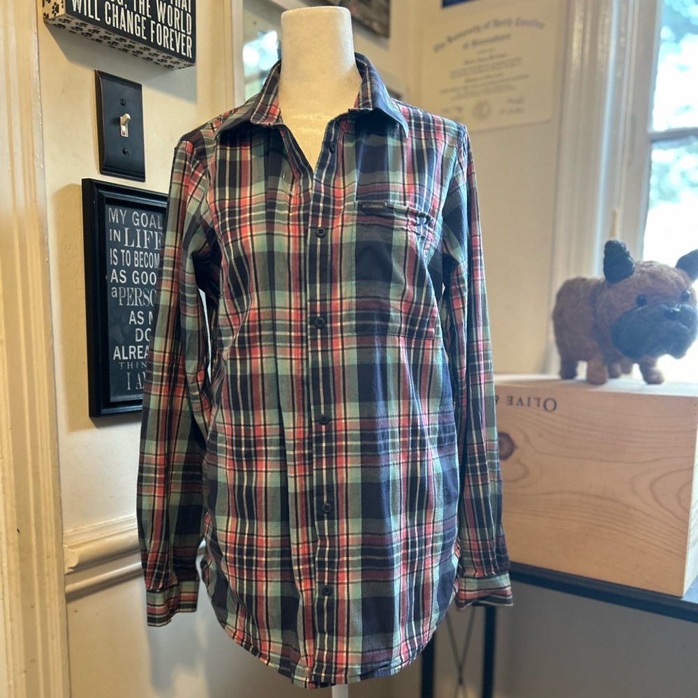 Columbia button up flannel